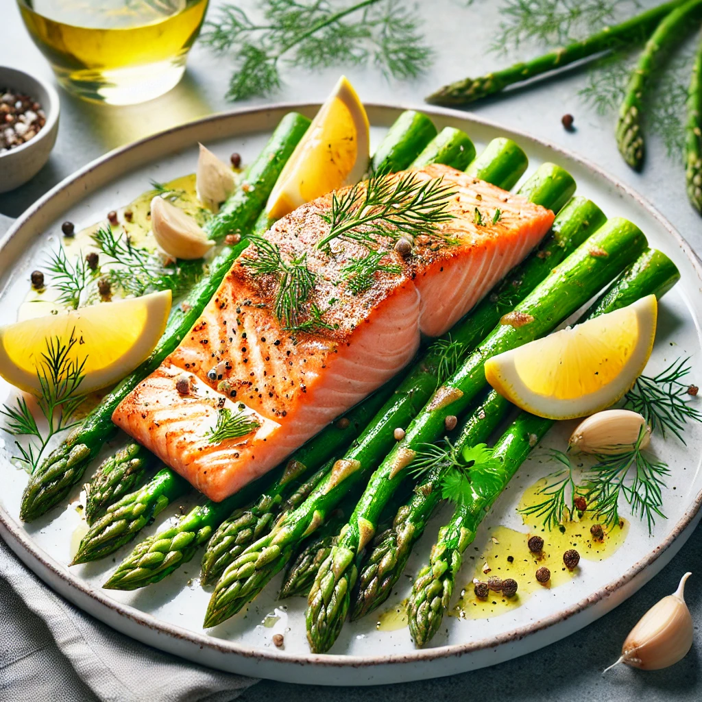 Baked Salmon with Asparagus: A Simple and Healthy Dinner